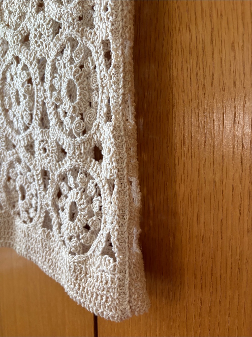 a.n.a Cream Crochet Tank Top - Picture 3 of 6